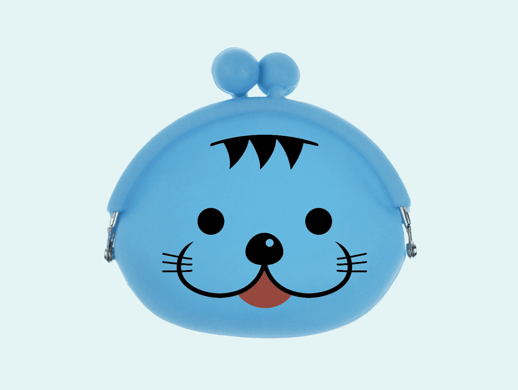 はんニャリン シリコンがま口