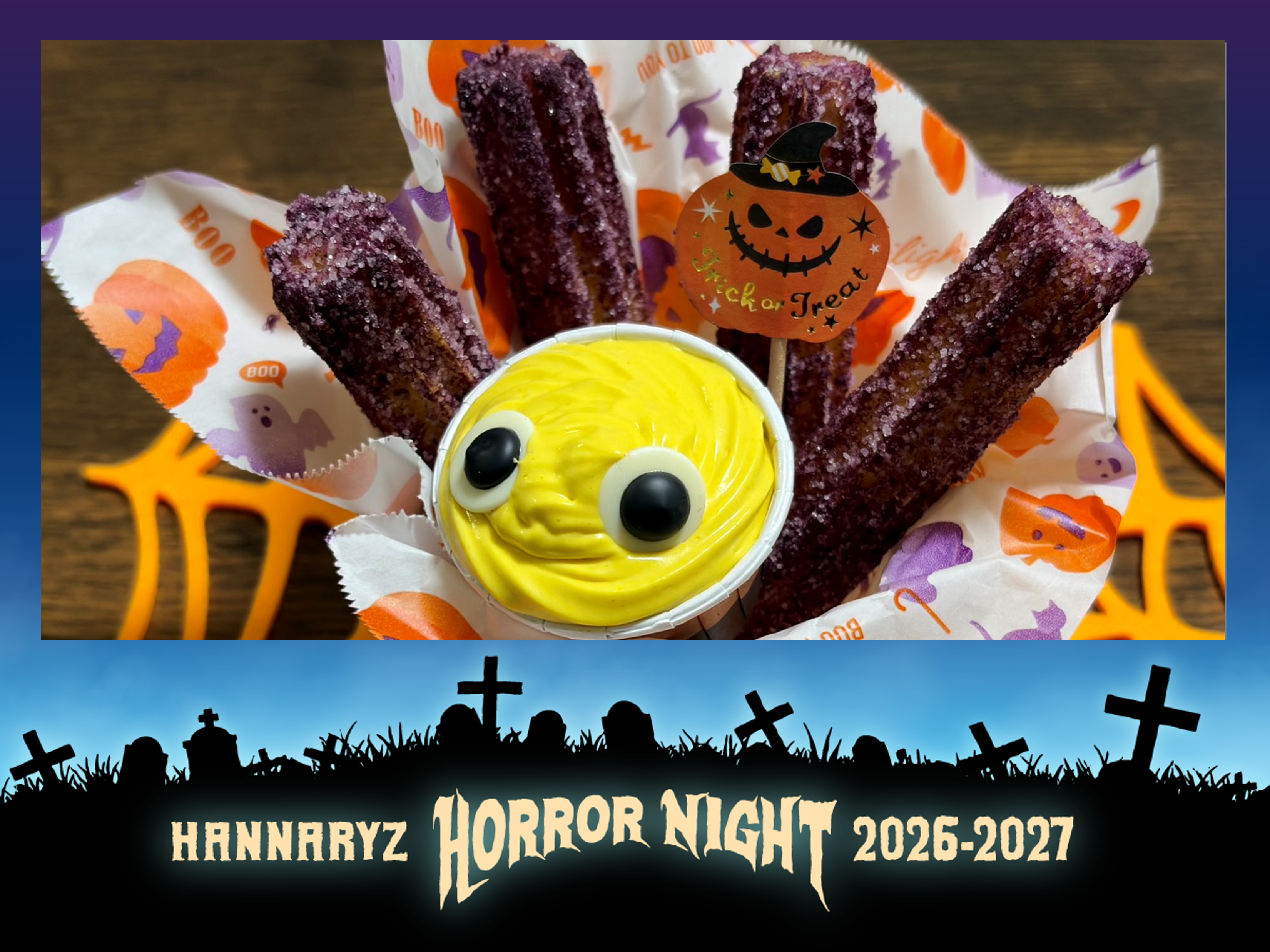 ハロウィンチュロス