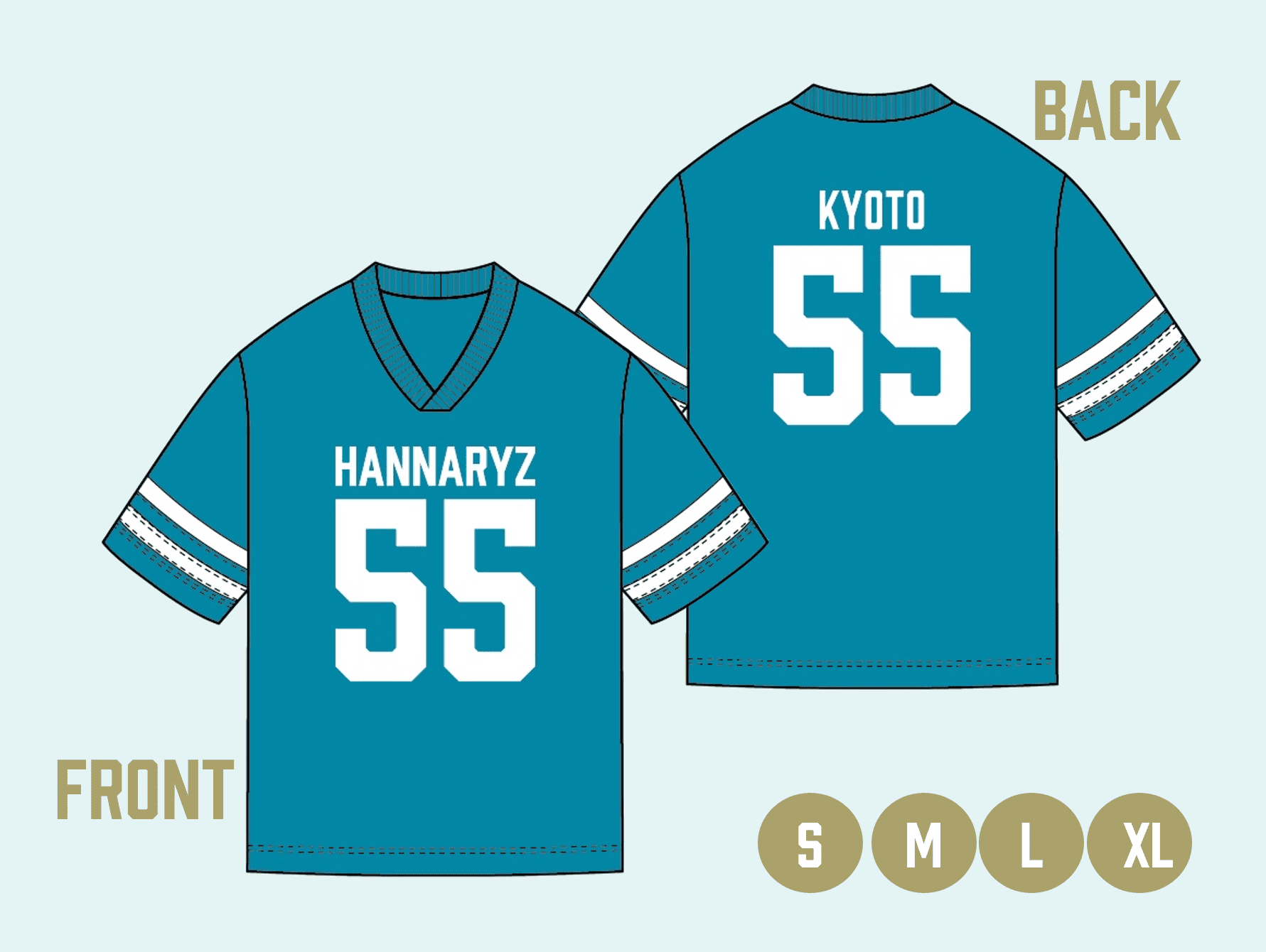 フットボールシャツ