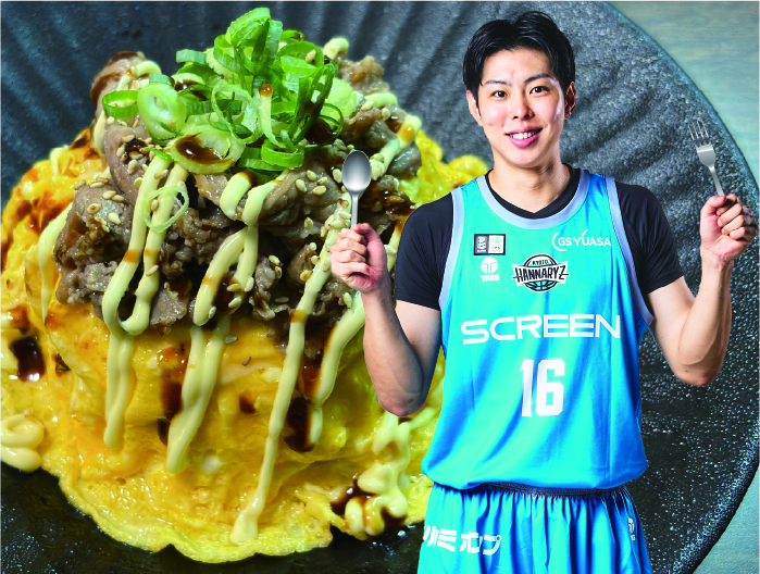 渡辺竜之佑選手のとろとろ卵のカルビ焼肉丼