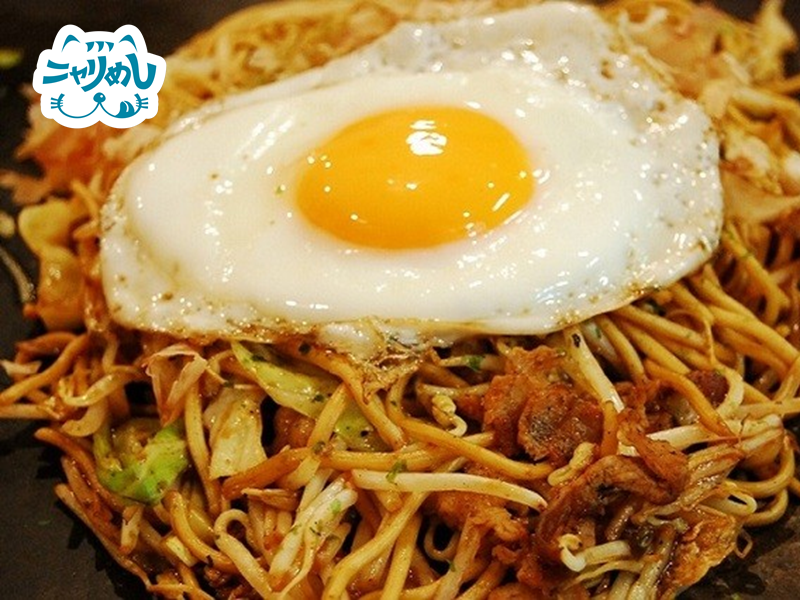 肉玉焼きそば