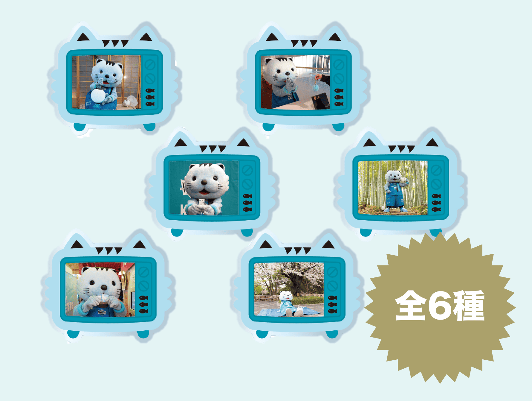 はんニャリンTV型マグネット(シークレット)