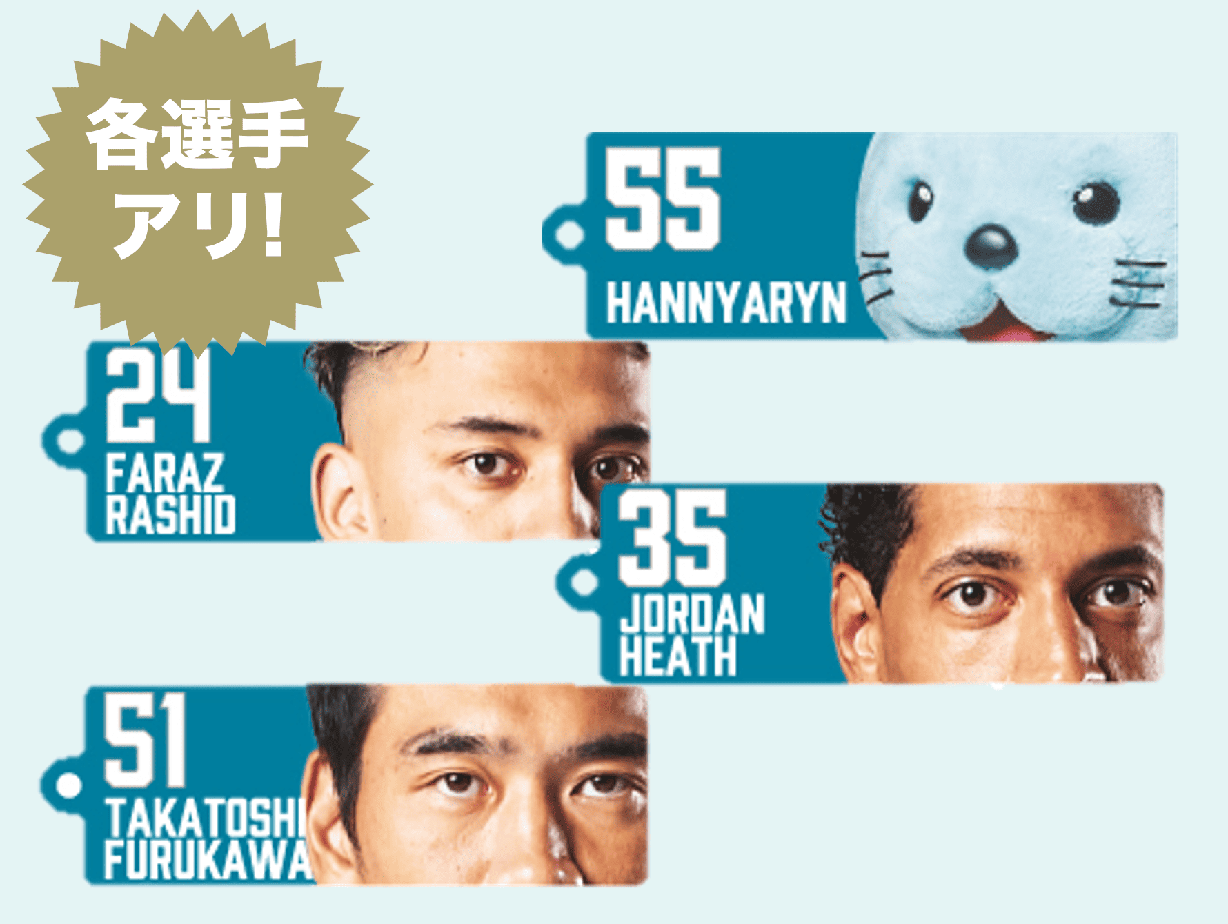 クローズアップキーホルダー