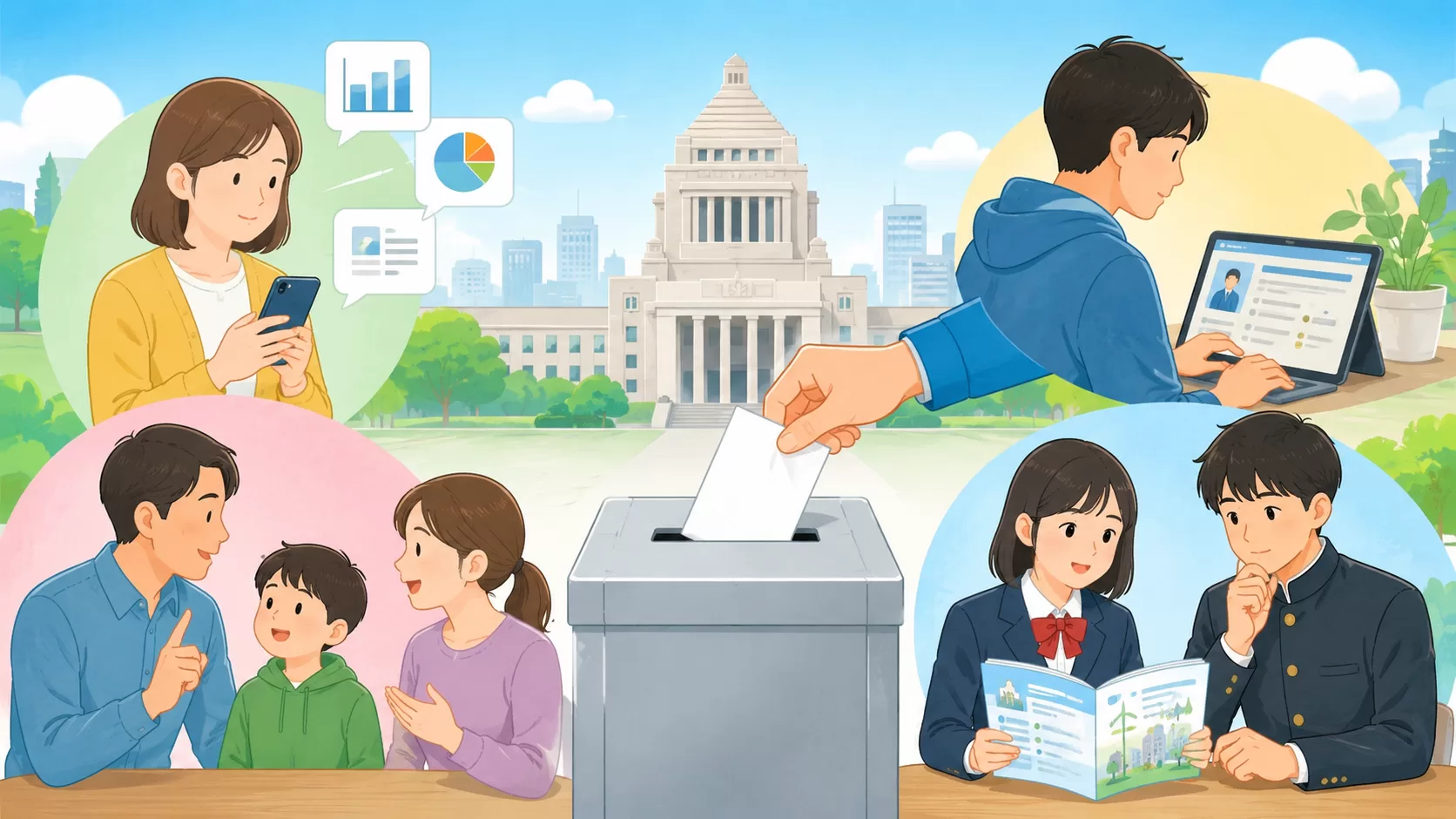 第51回　衆議院議員総選挙　いよいよ、日曜日は投票日です！