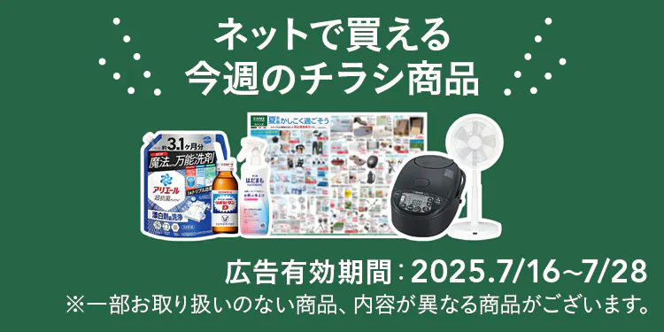 ネットで買える！お買い得なチラシ商品