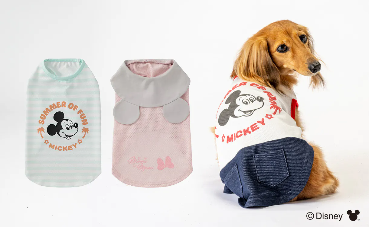 ディズニーデザインの犬服