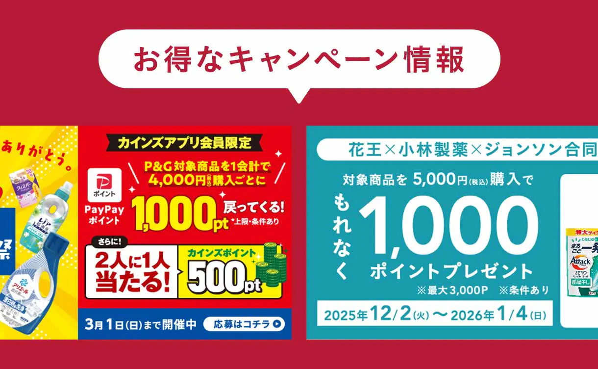 メーカーキャンペーン