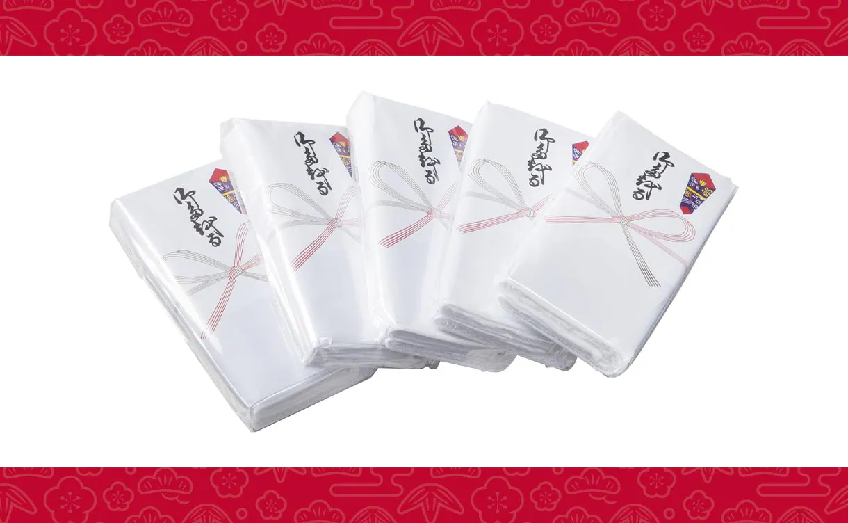 年始のご挨拶に「のし付きタオル 5枚組」