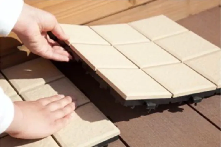 ジョイントタイルの​敷き方​｜と​なりの​カインズさん