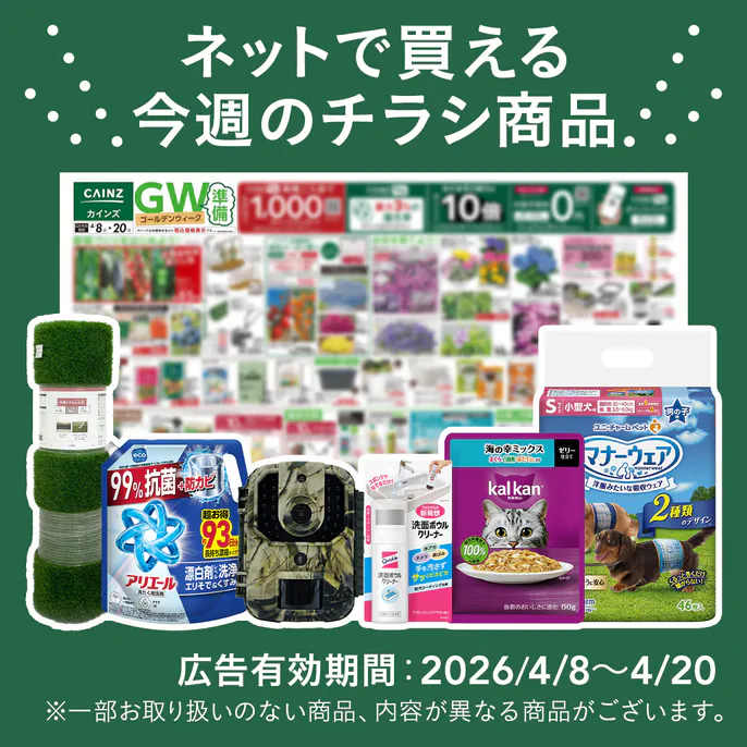 ネットで買える！お買い得なチラシ商品