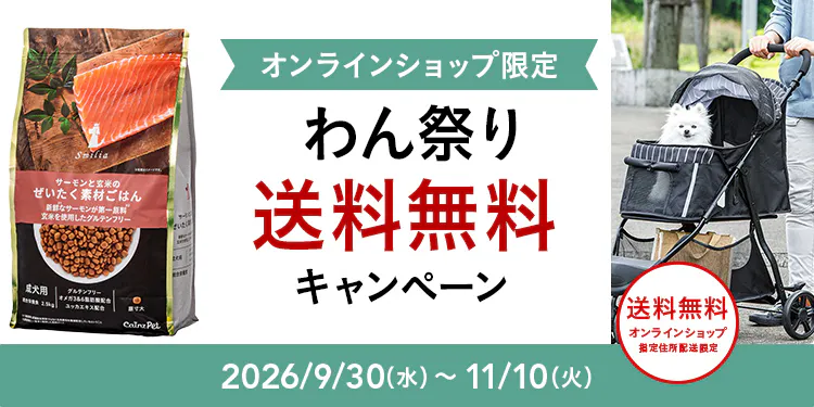 オンラインショップ限定キャンペーン(わん祭り)