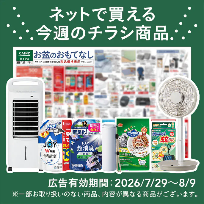 ネットで買える！お買い得なチラシ商品