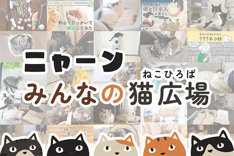 ニャーン みんなの猫広場|となりのカインズさん
