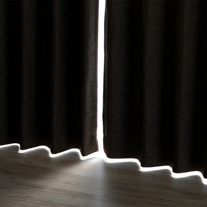 防炎遮光カーテン メホラール グレー 100×200cm 2枚組