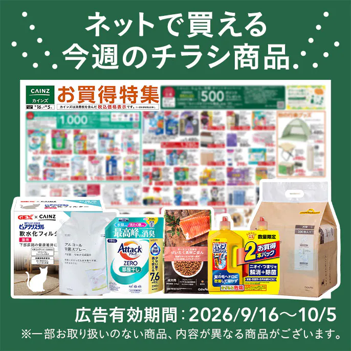 ネットで買える！お買い得なチラシ商品