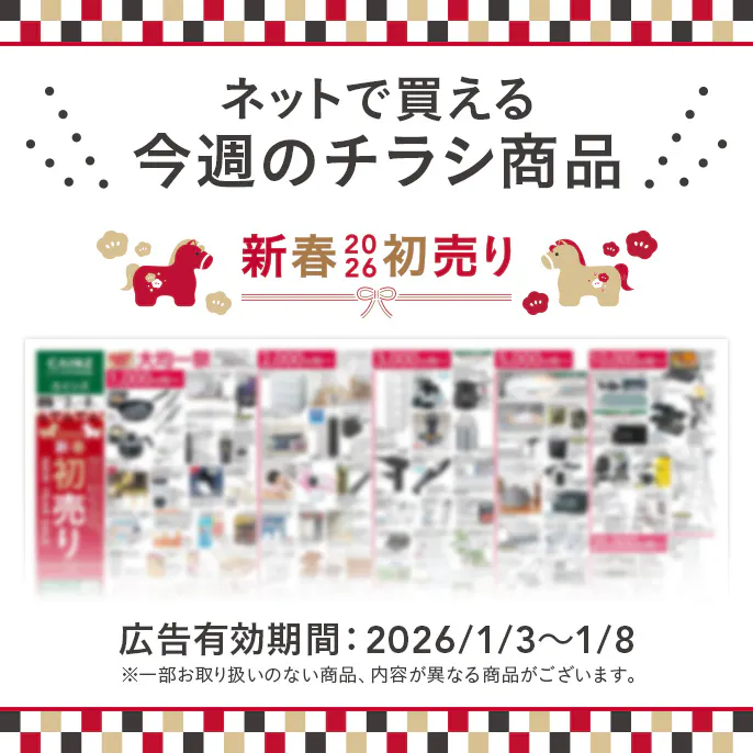 ネットで買える！お買い得なチラシ商品