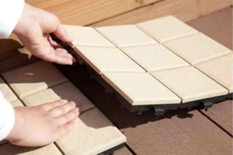 ジョイントタイルの敷き方|となりのカインズさん
