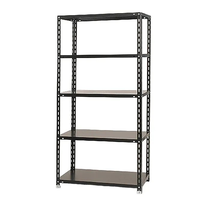 キタジマ カラースチール棚 黒 5段 N875