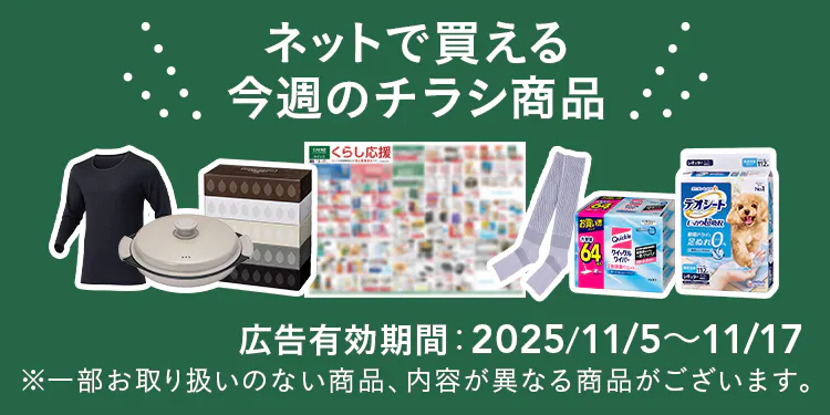 ネットで買える！お買い得なチラシ商品