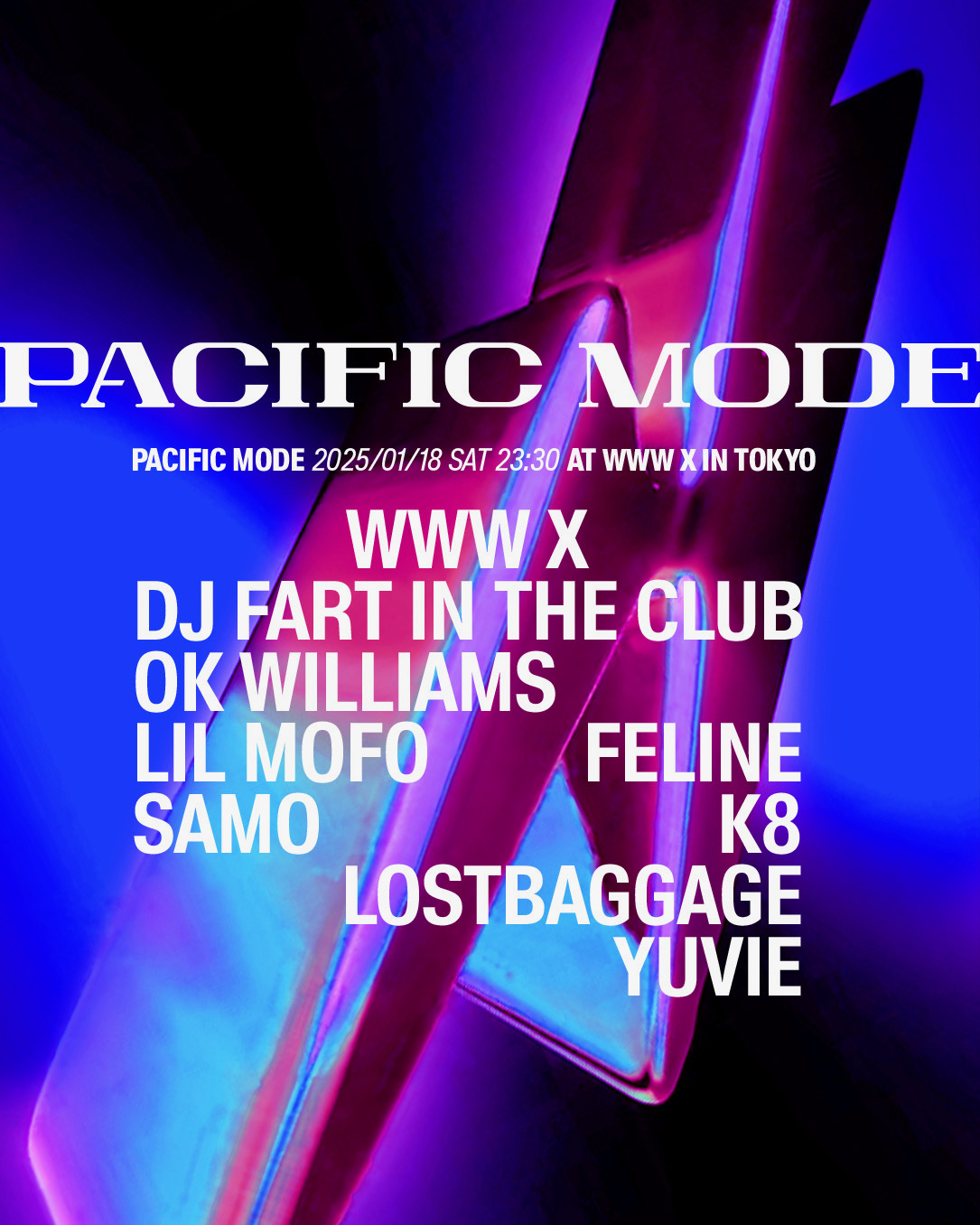PACIFIC MODE w/ DJ Fart in the Club & OK Williams
