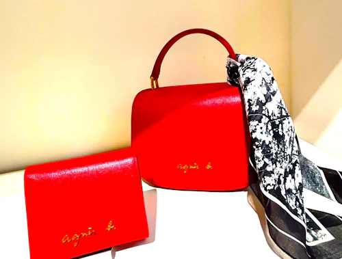 【by R 限定品】agnes b. レザー 2way ショルダーバッグ "City" ZAS02-01