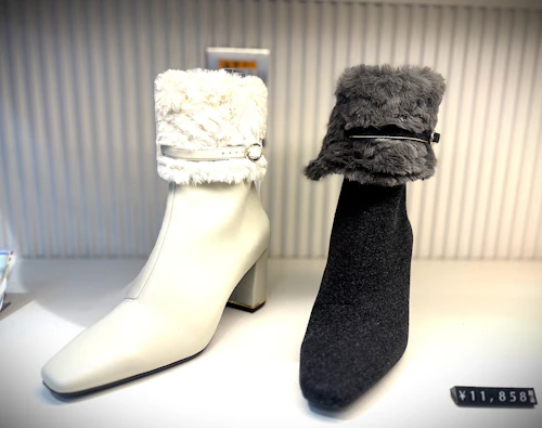 4WAYキルティングファーブーツ