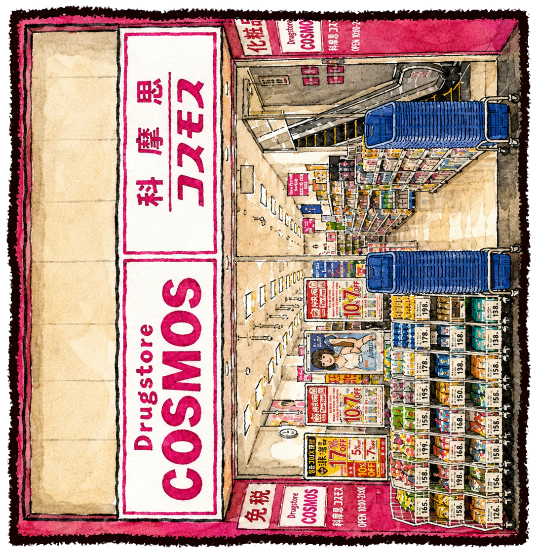 ドラッグストアコスモス 心斎橋南店