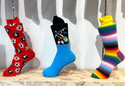 豊富な品揃え！足元からを提案する。