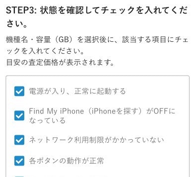 STEP3: iPhoneの状態をチェックする