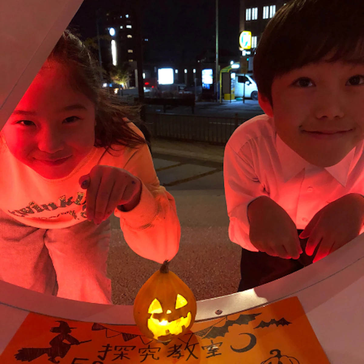 Q1ハロウィンマルシェにてジャックオランタンを展示