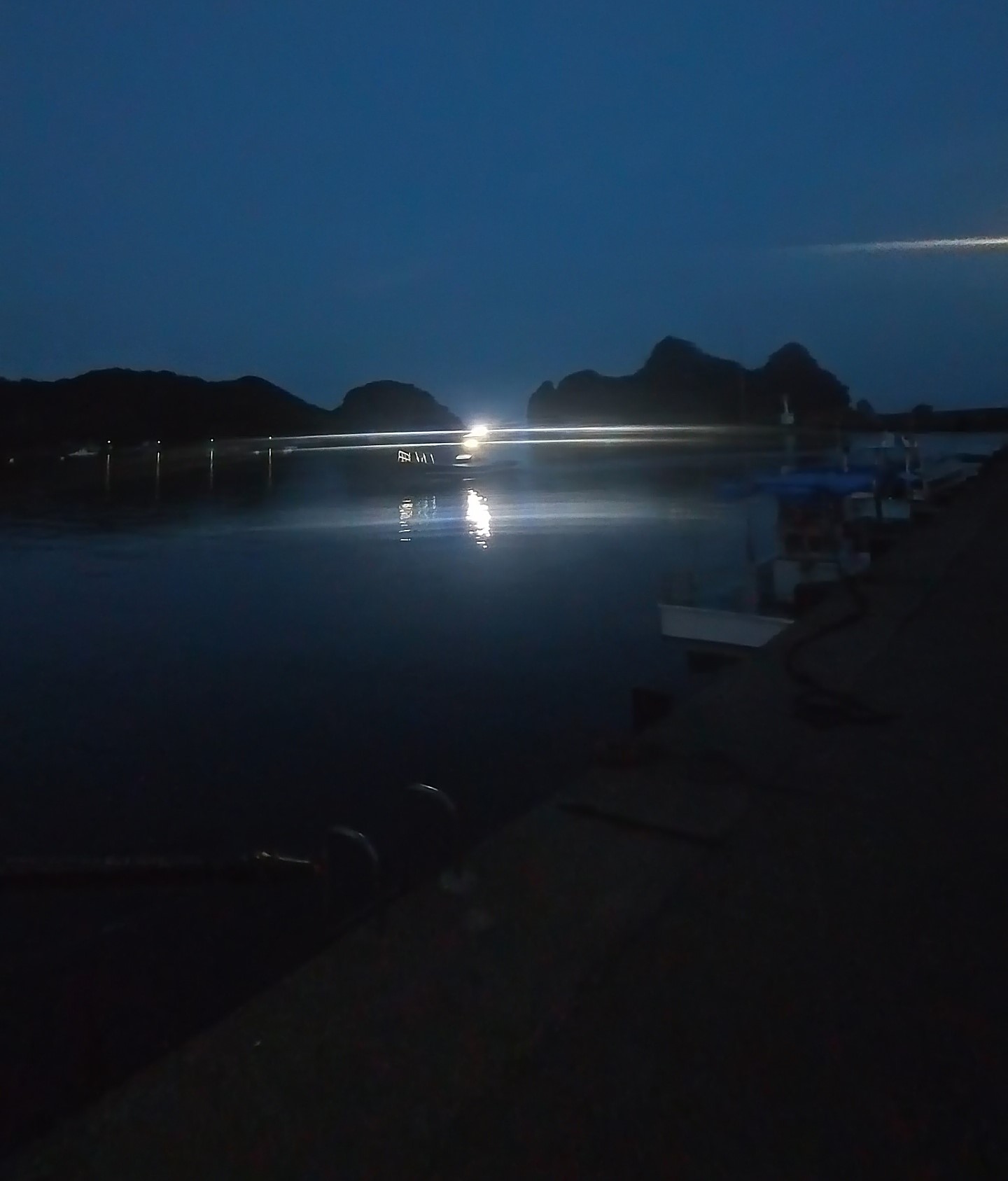 別の場所から朝5:00にピッタリお出迎え