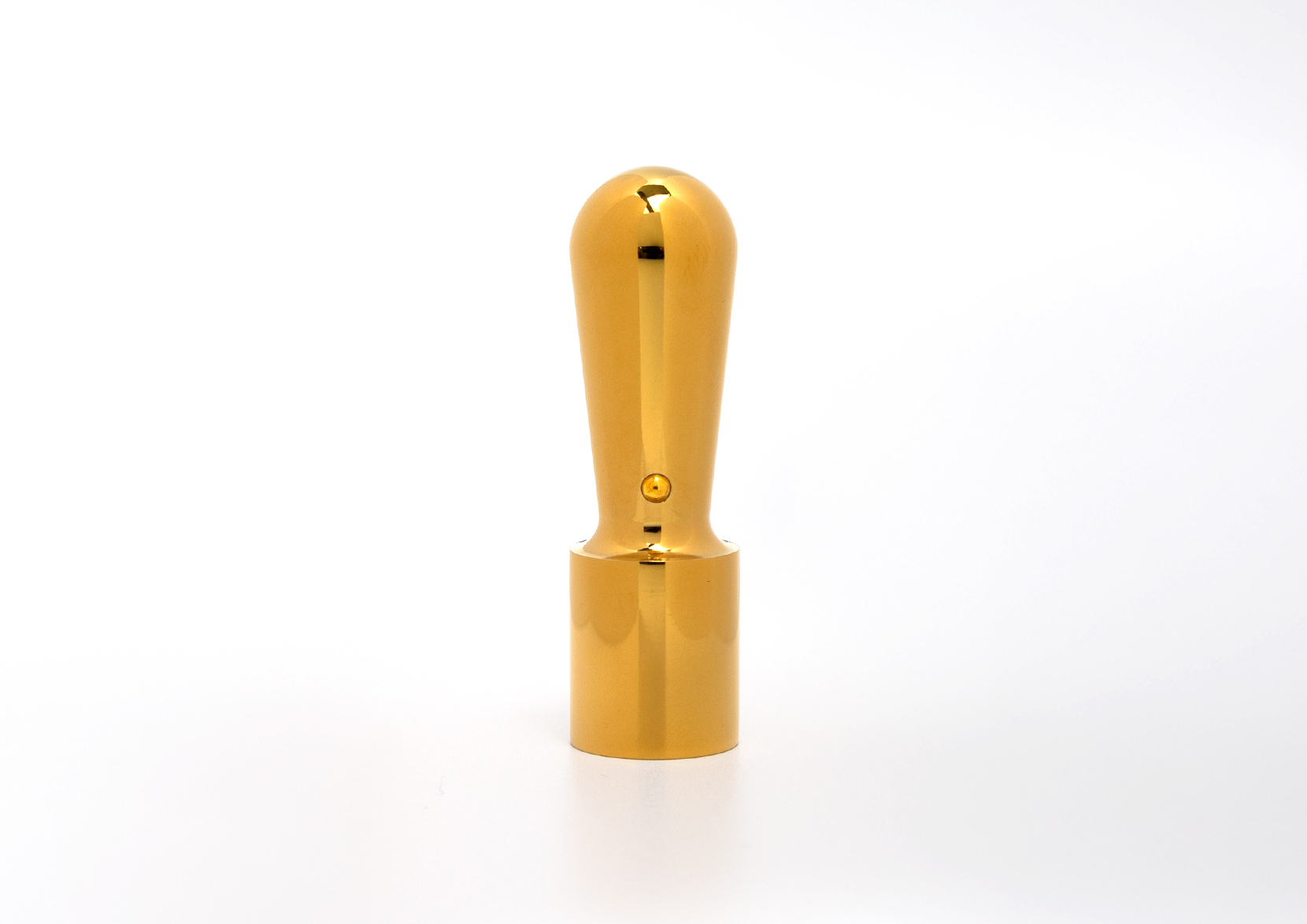 個人事業主用実印 / ゴールド鏡面チタン / 丸天丸
