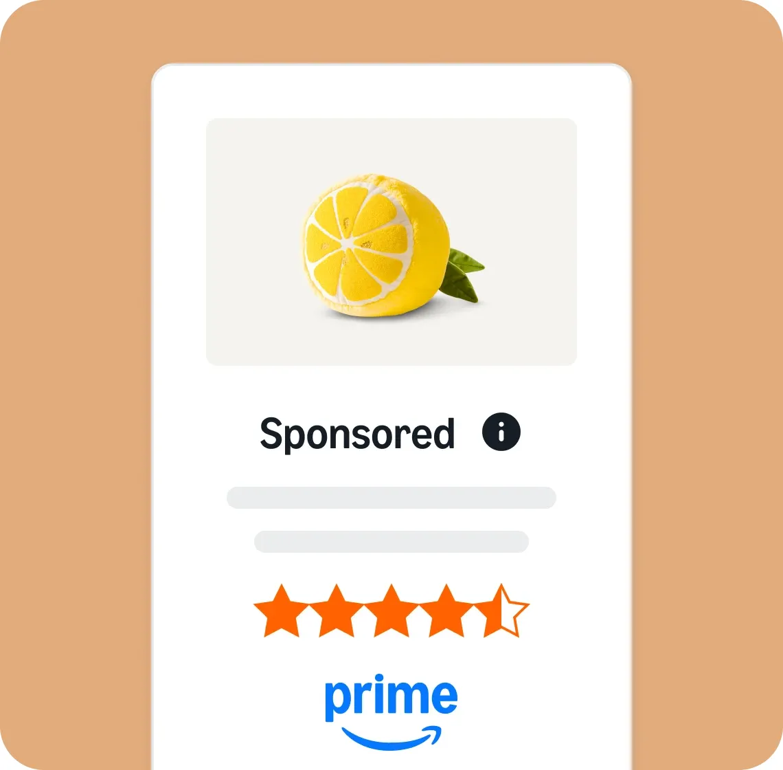 Amazonの商品ページでスポンサー広告として表示される商品のイメージ