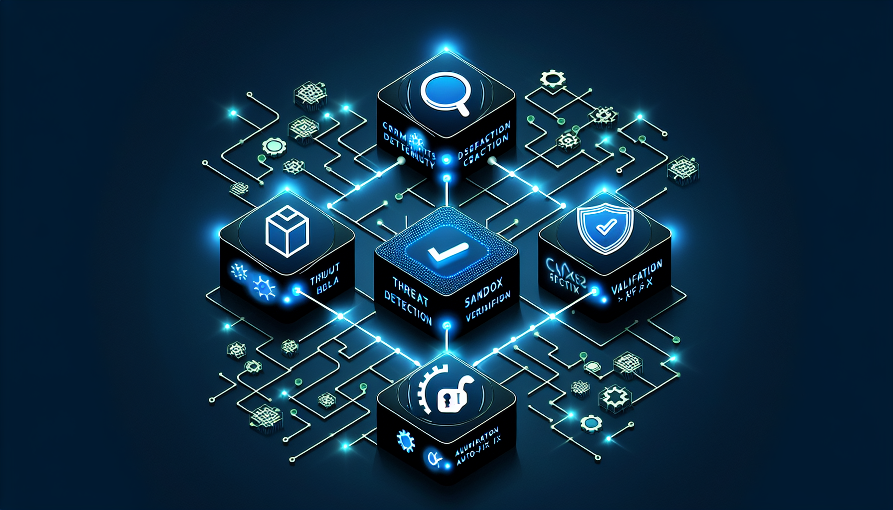 Codex Securityの4つの主要機能を示すイメージ図