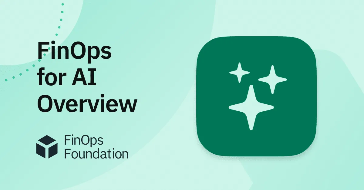 FinOps Foundation「FinOps for AI Overview」のバナー画像
