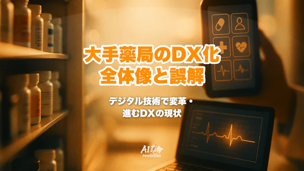 大手薬局におけるDX化とは?全体像と誤解されやすいポイントを整理