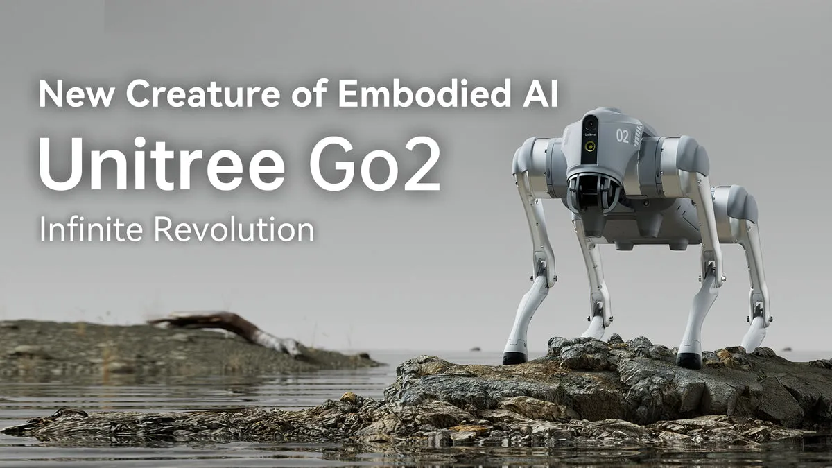 四足歩行ロボットUnitree Go2の製品画像