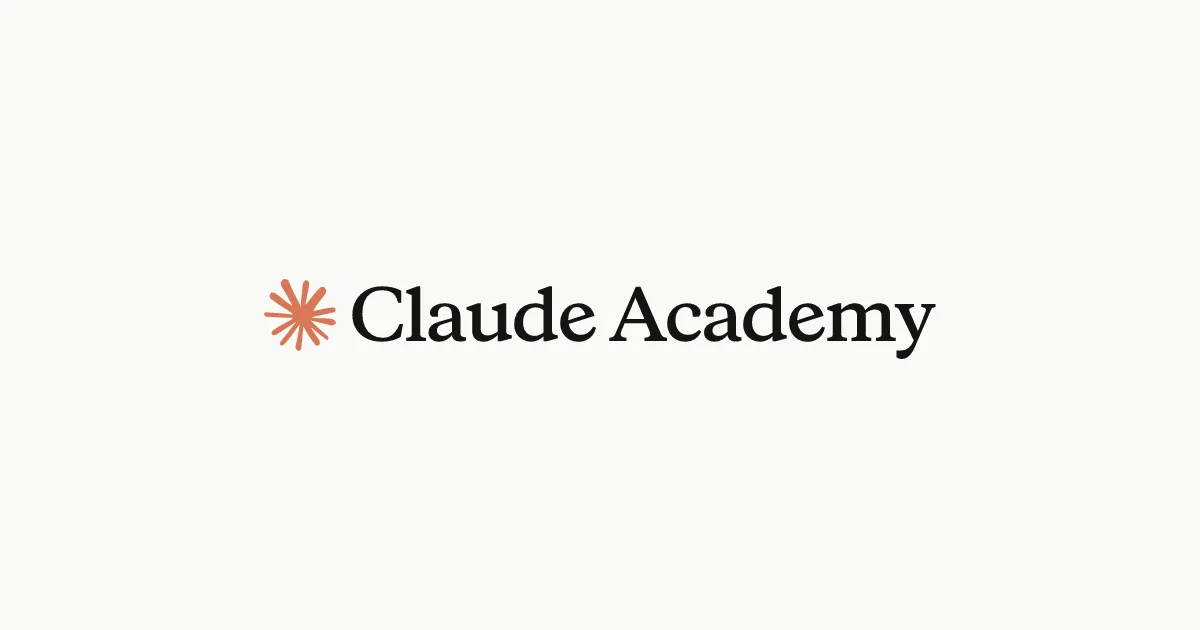 Claude Academy公式サイトのロゴ（academy.claude.com）