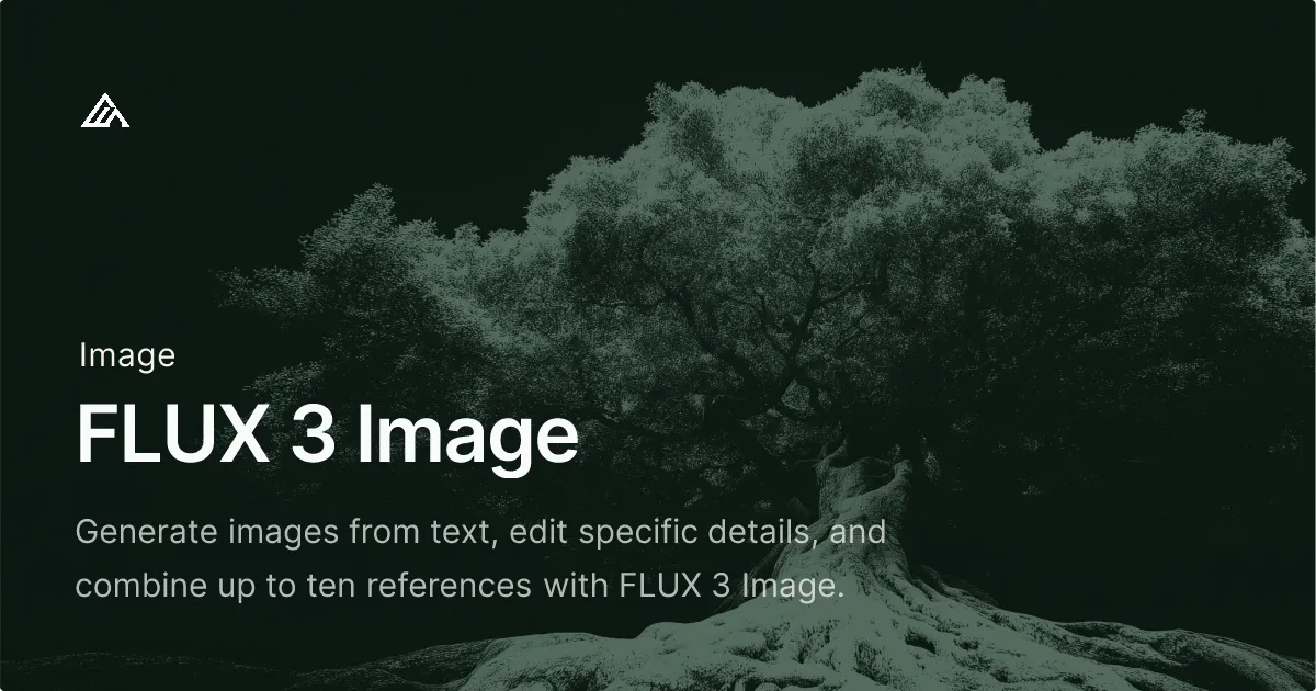 Black Forest Labs公式ドキュメントのFLUX 3 Image概要ページ