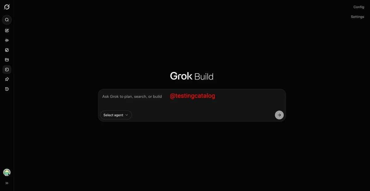 Grok Buildのインターフェース概要 - xAIが開発中のCLIコーディングエージェント