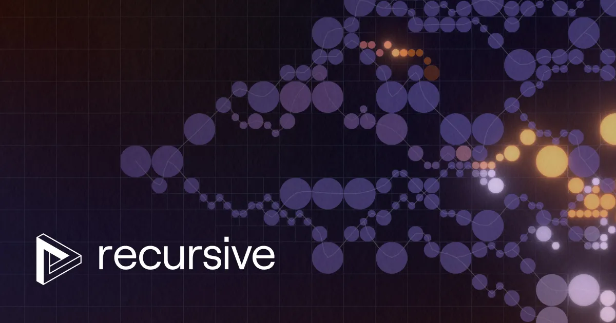 Recursive Superintelligence公式サイト — 2025年12月創業のAI自己改善研究スタートアップ