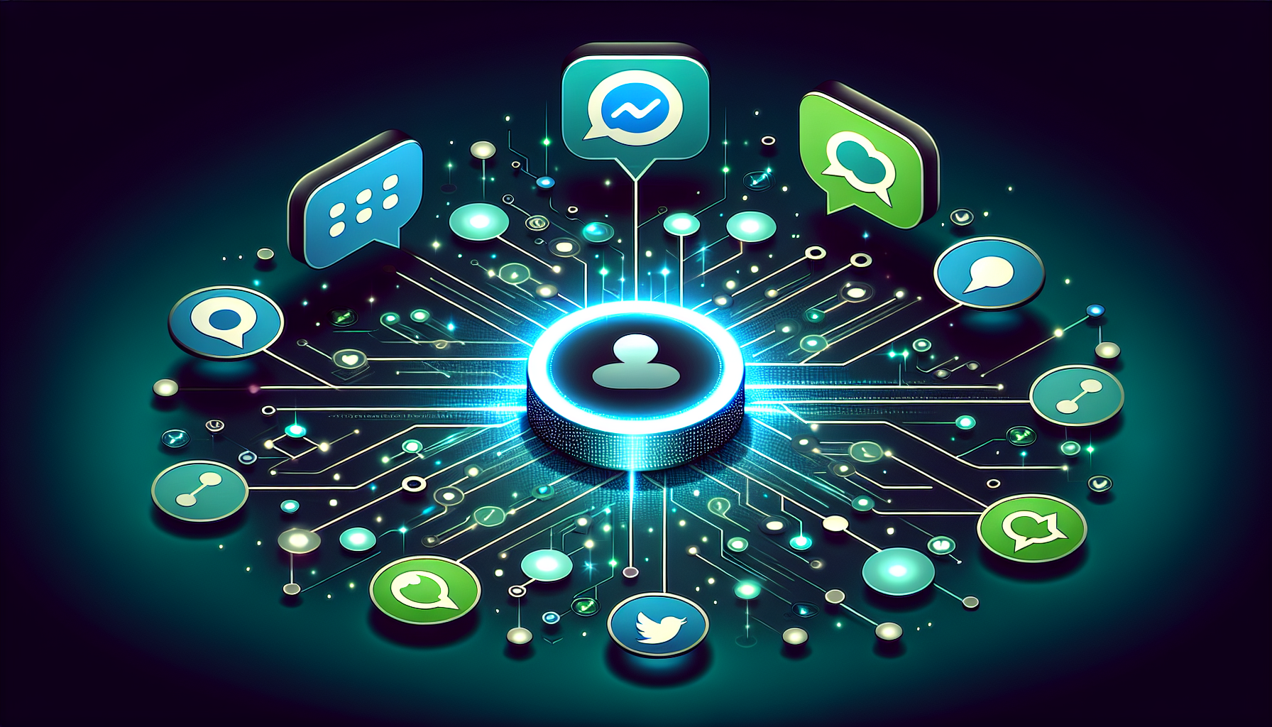 Telegram・WhatsApp・DiscordとOpenClawのチャネル接続イメージ