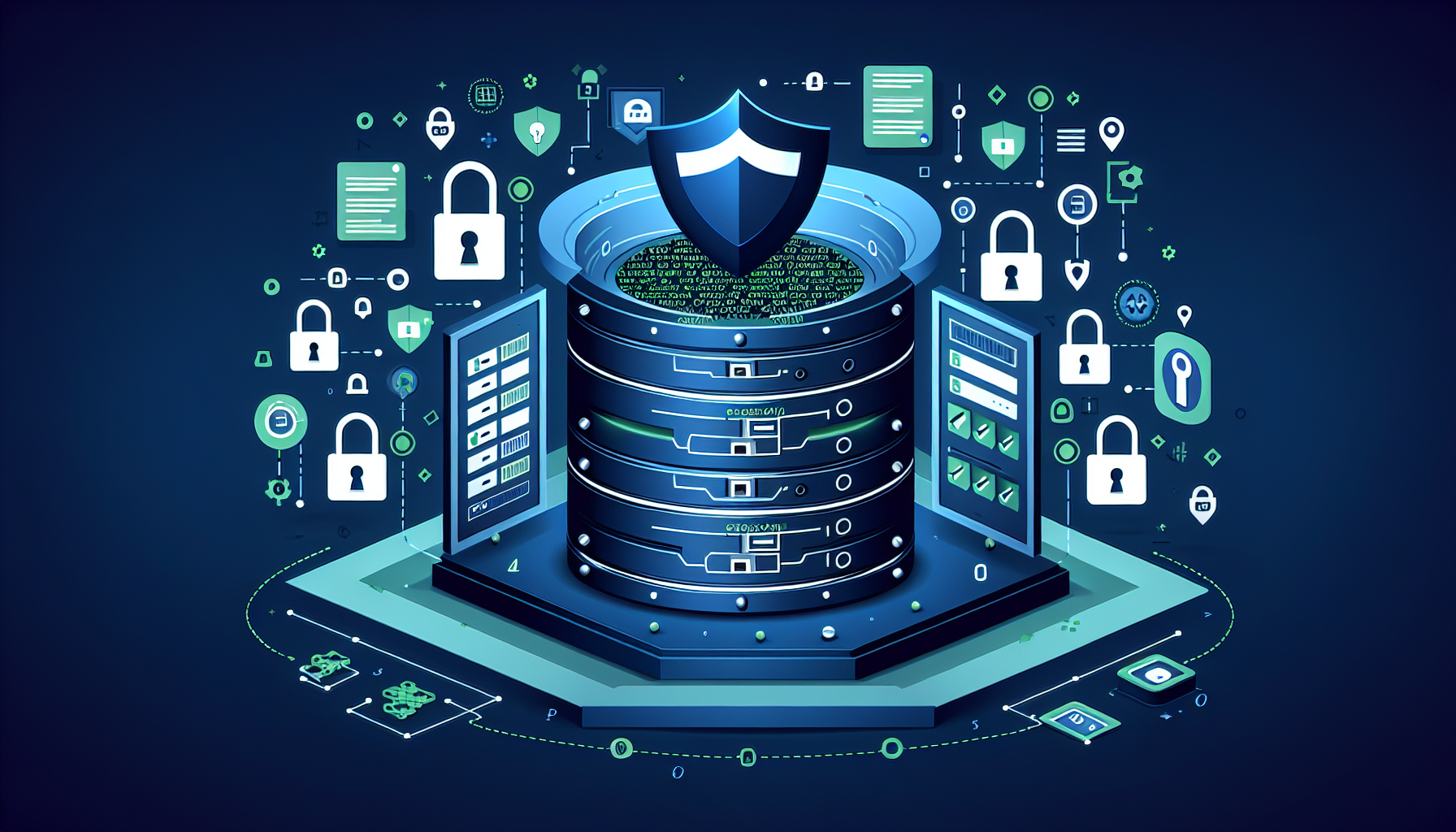 GitHub ActionsのAPIキー管理とセキュリティ対策のイメージ