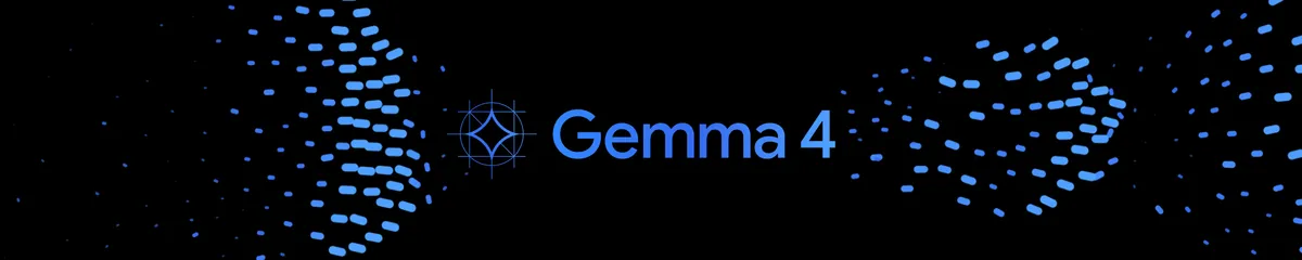Gemma 4 公式バナー画像
