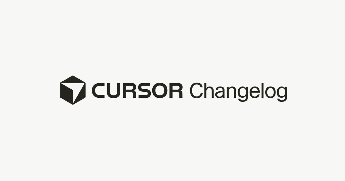 Cursor公式チェンジログ（更新履歴）のイメージ画像