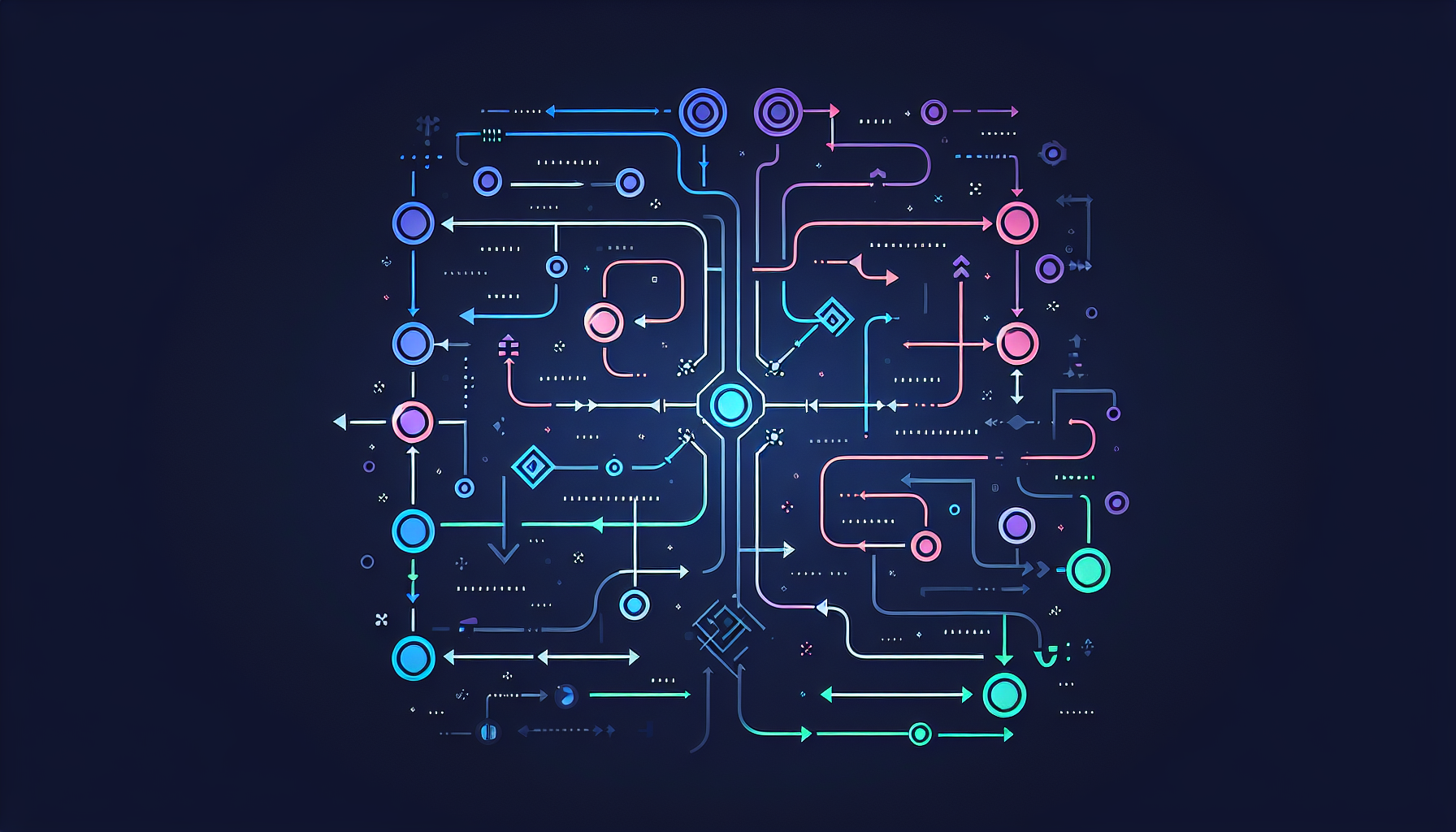 用途別フレームワーク選定のフローチャートイメージ