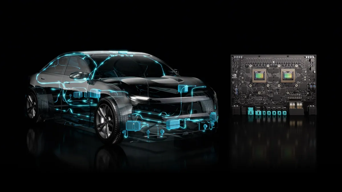 NVIDIA DRIVE のレベル4対応車両プラットフォームと車載コンピュータ