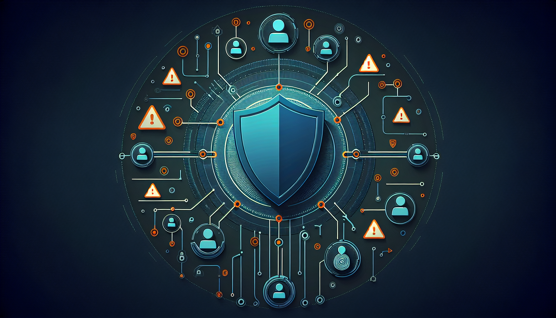 マルチエージェントAIのセキュリティリスクと対策の概念図