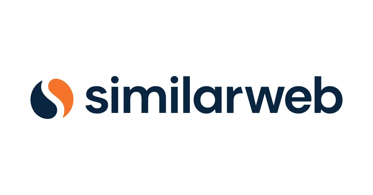 Similarwebのロゴ。Web訪問シェアの推移データの出典元