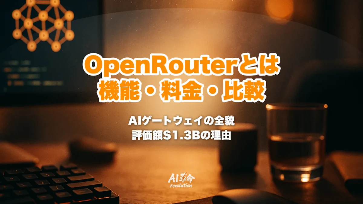 OpenRouterとは?機能・料金・Claude/GPT/Gemini比較・$1.3B評価額まで解説【2026年5月速報】